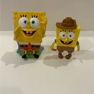 Two SpongeBob SquarePants Figures
